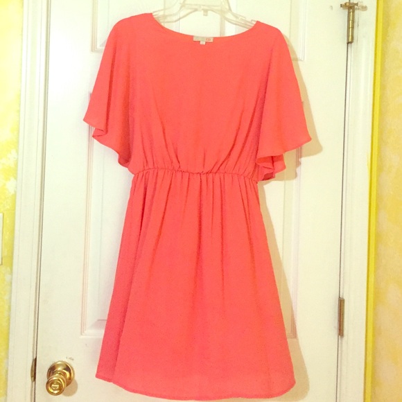 Coral Dress from Dillard's