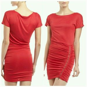 BCBG MAXAZRIA Kian Dress in Rio Red Size XS