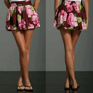 A&F floral skirt