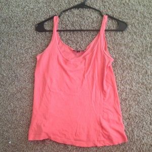 Topshop coral tank top