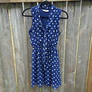 Retro Polka-Dot Dress