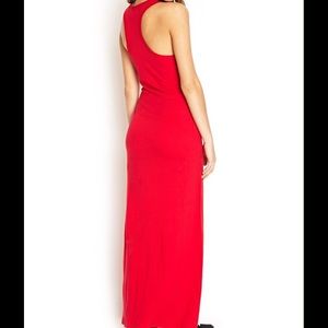 Red Racerback Maxi
