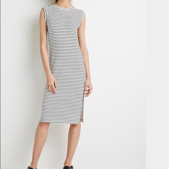 Striped Midi Dress