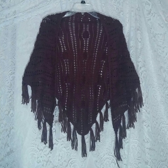 Steve Madden brown knitted scarf / shall