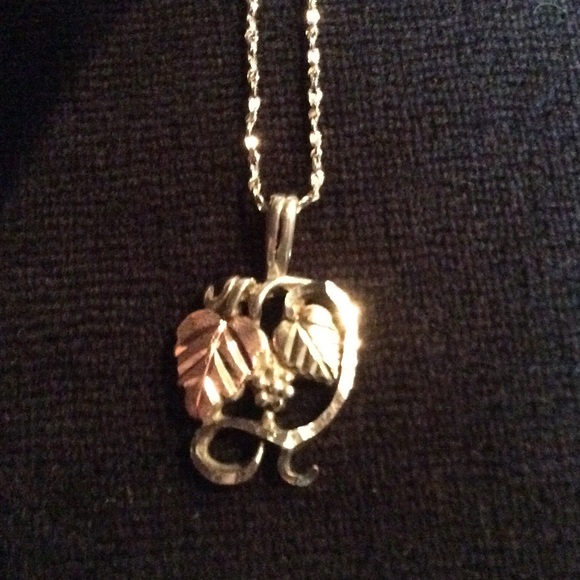 Black Hills Gold and Silver Necklace