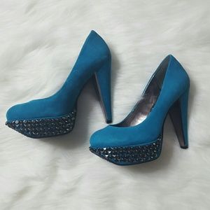 Sam Edelman Teal heels