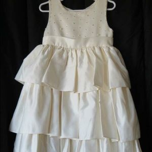 Cream special occasion dress