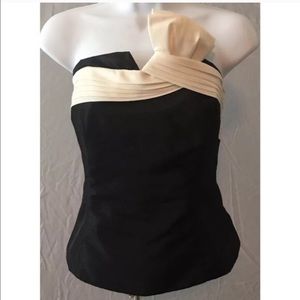 WHBM bustier black and white. Hot!