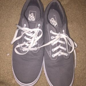 Lightly worn grey vans