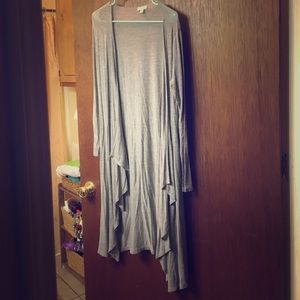Long Grey Cardigan