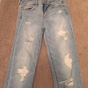 Abercrombie high rise skinnys. Size 4.