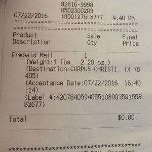 Shipping Confirmation