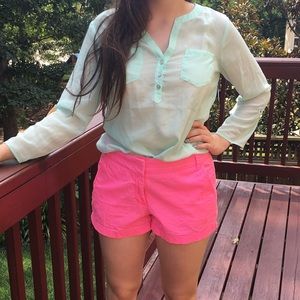 Hot Pink J. Crew Chino Shorts | Size 8