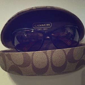 Tortoise Coach Sunglasses