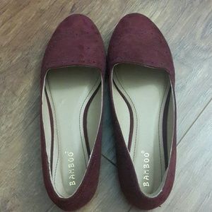 Burgundy flat