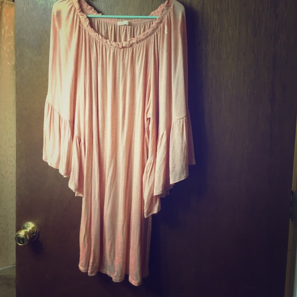 Peach dress