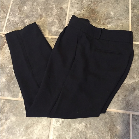 J Crew black Ankle Slacks