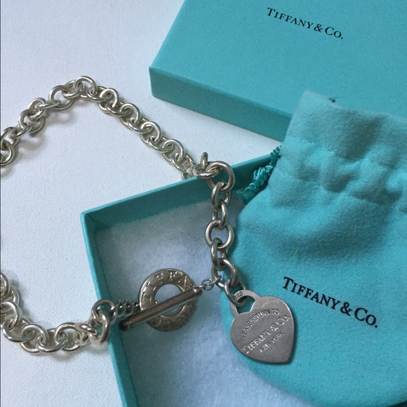 Tiffany and Co. Heart Tag Toggle Necklace