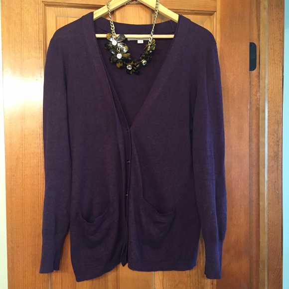 Purple loft cardigan - size medium