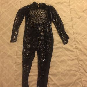 All black sequin regular picture no filter