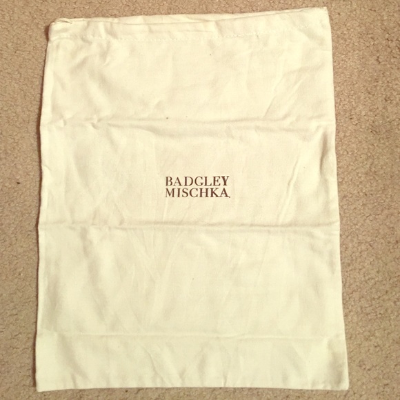 New! Badgley Mischka Dust Bag