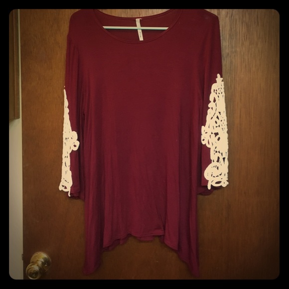 Maroon Blouse