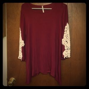 Maroon Blouse