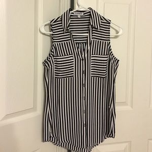 Express sleeveless blouse