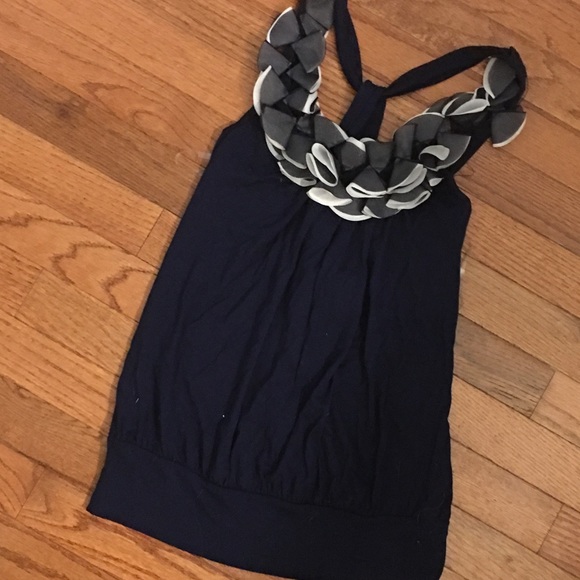 Charlotte Russe Tops - Charlotte Russe Navy Top