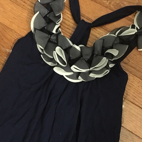 Charlotte Russe Navy Top - Picture 2 of 3