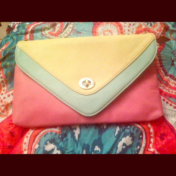 Aldo pastel clutch