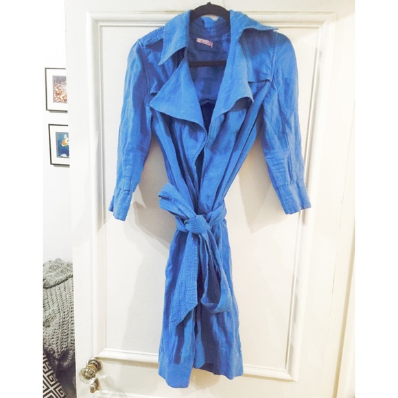 Calypso St. Barth light slouchy trench coat