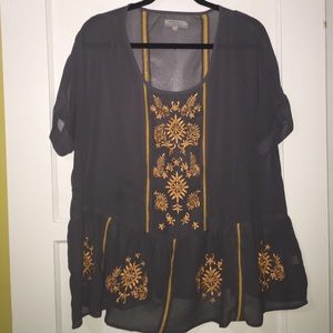 World Market Blouse Size L/XL