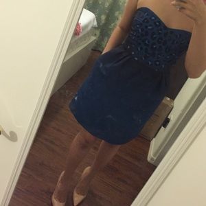 Urban Outfitters Blue ombre mini dress