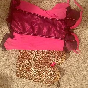 Set of 2 lingerie tops