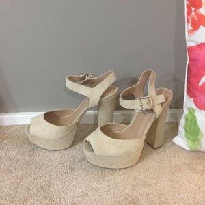 Steve Madden Blush Platform Heels