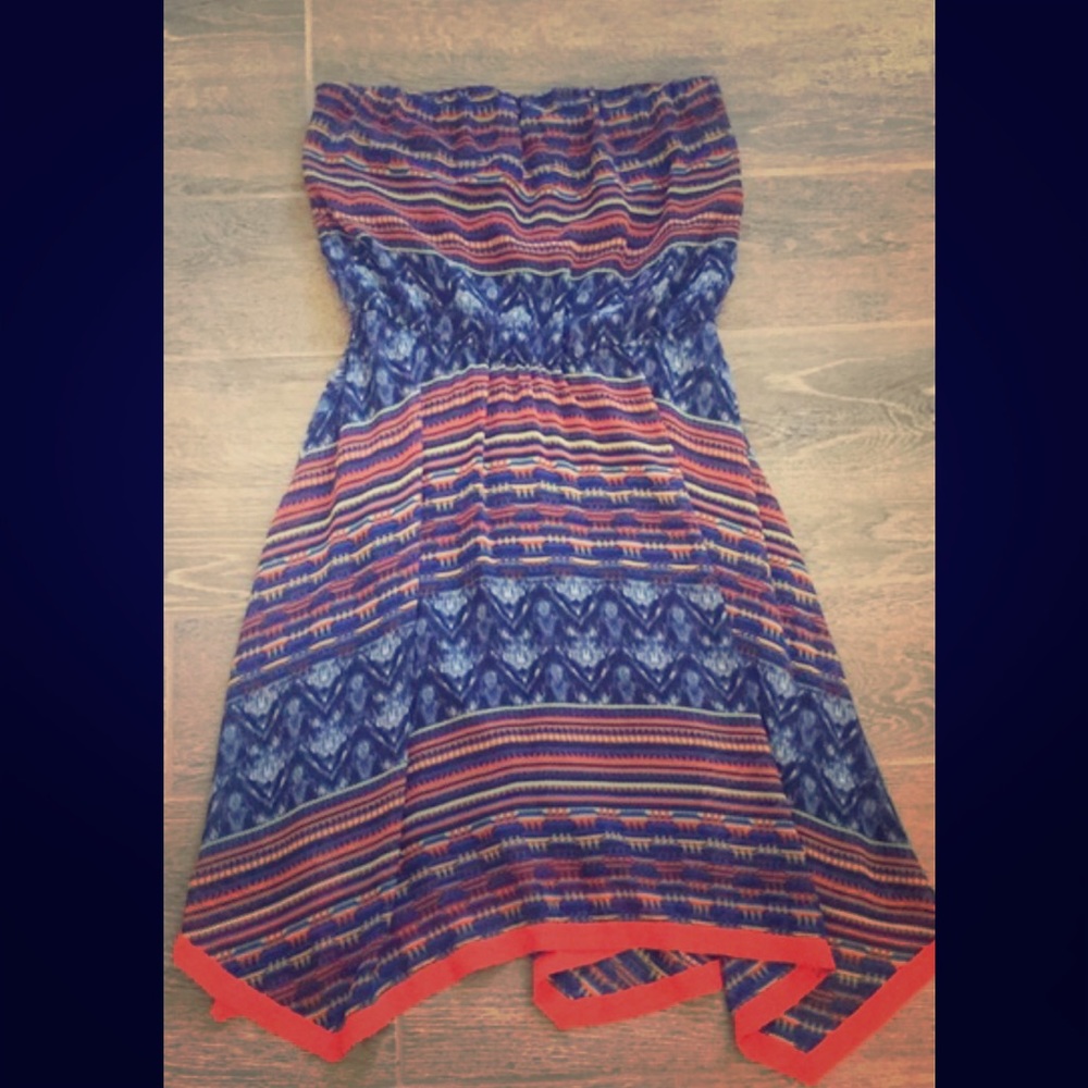 Anthropologie MAEVE strapless summer dress