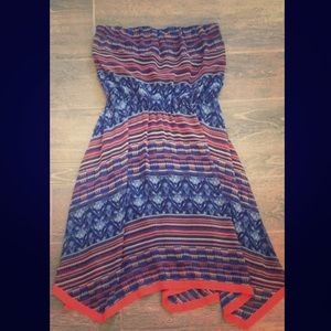 Anthropologie MAEVE strapless summer dress