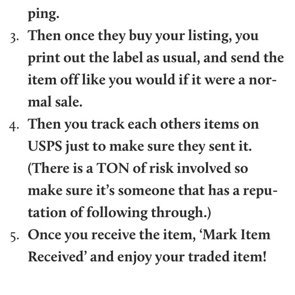 How to trade - Picture 2 of 2