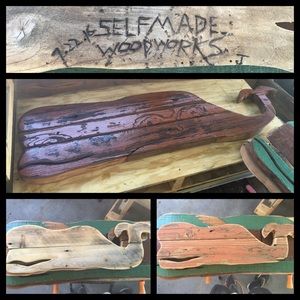 Reclaimed redwood & more whales