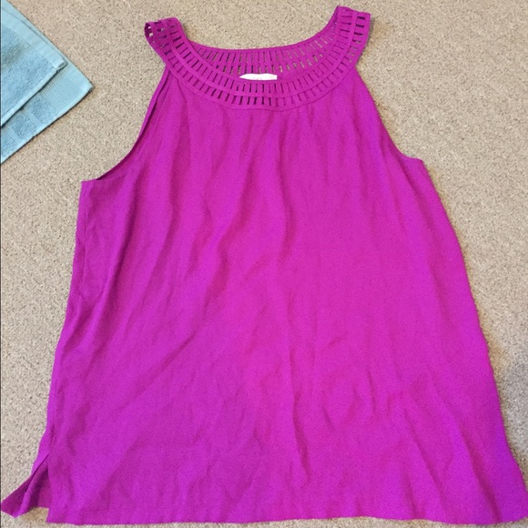 Purple tank
