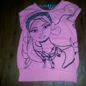 Childrens little girls size 7/8 top