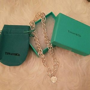 Tiffany & Co. box with Heart chain necklace