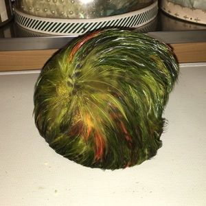Vintage Kaywood feathered hat