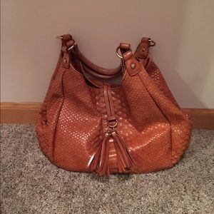 Large Brown Leather Purse