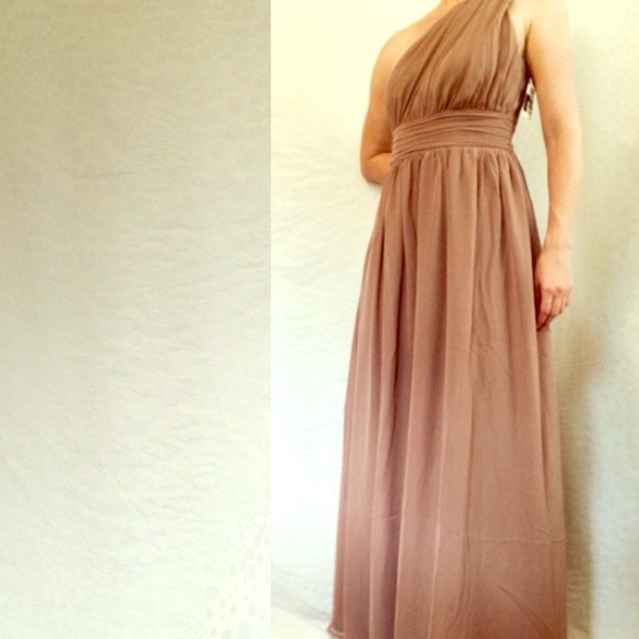Tevolio Dresses & Skirts - One shoulder chiffon maxi Tevolio for Target.