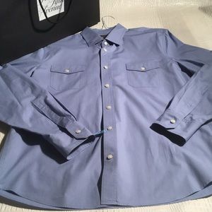 VINCE BLUE SHIRT