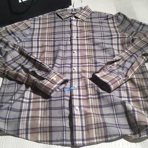 VINCE PLAID SHIRT