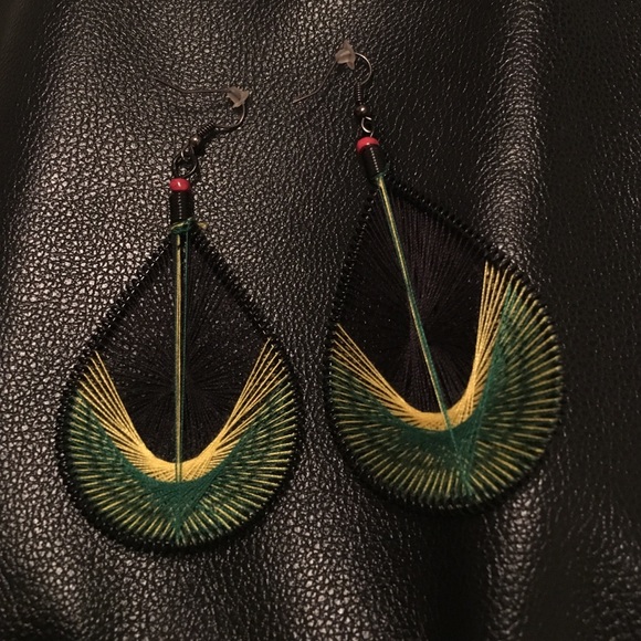 Jamaican style earrings