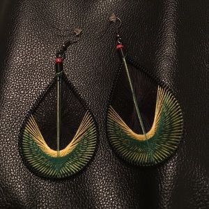 Jamaican style earrings